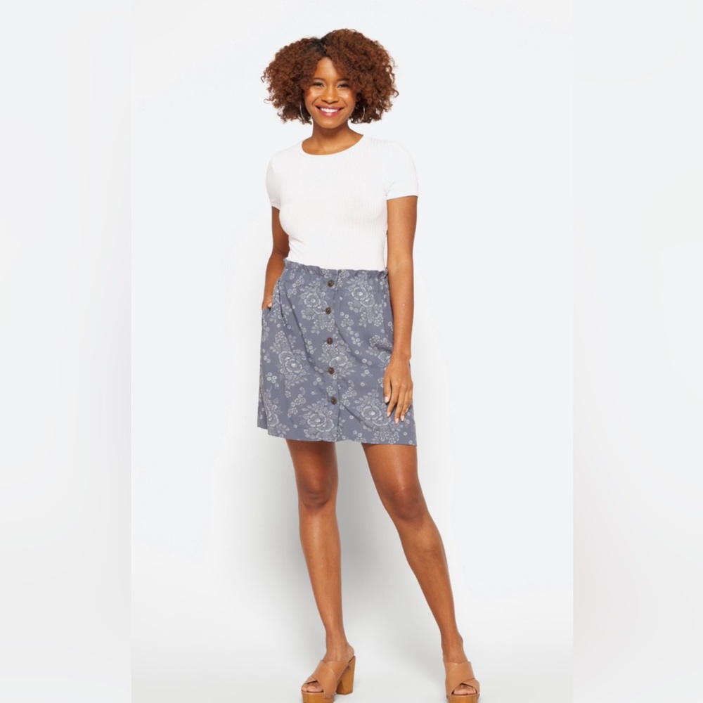 Madewell paperbag skirt